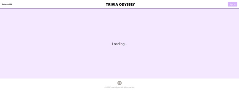 Trivia Odyssey – screenshot 1