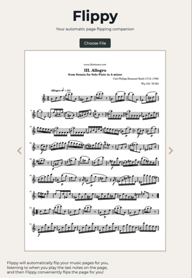 Flippy - The Automatic Page Flipping Companion – screenshot 2