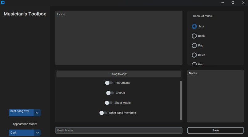 Musician's Toolbox – screenshot 1