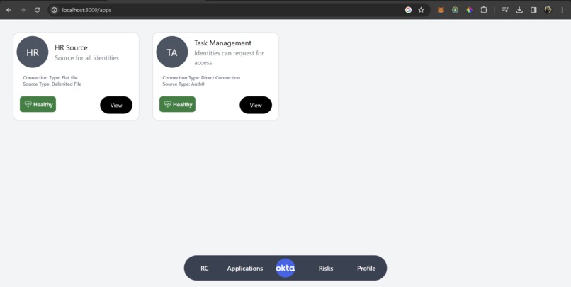 Identity, Access and Risk Management – screenshot 1