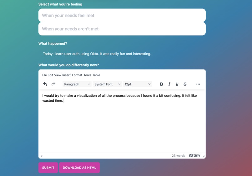 Facets Wellness App – screenshot 8