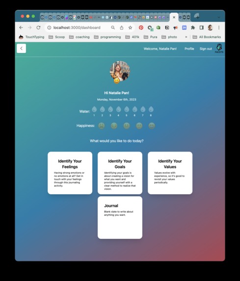 Facets Wellness App – screenshot 5