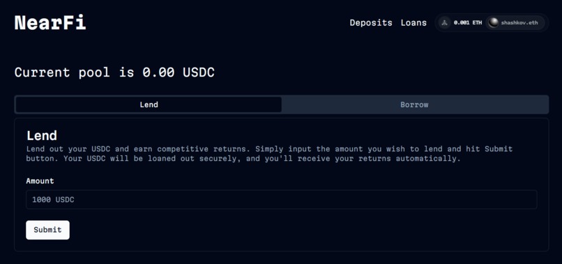 NearFi – screenshot 1
