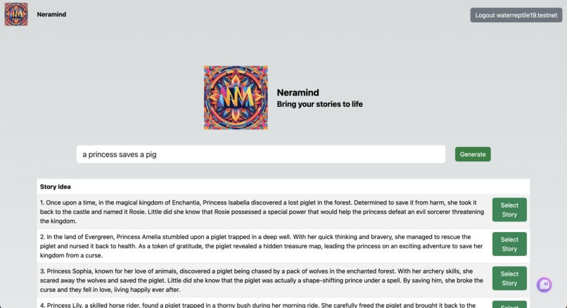 NERAMIND – screenshot 2