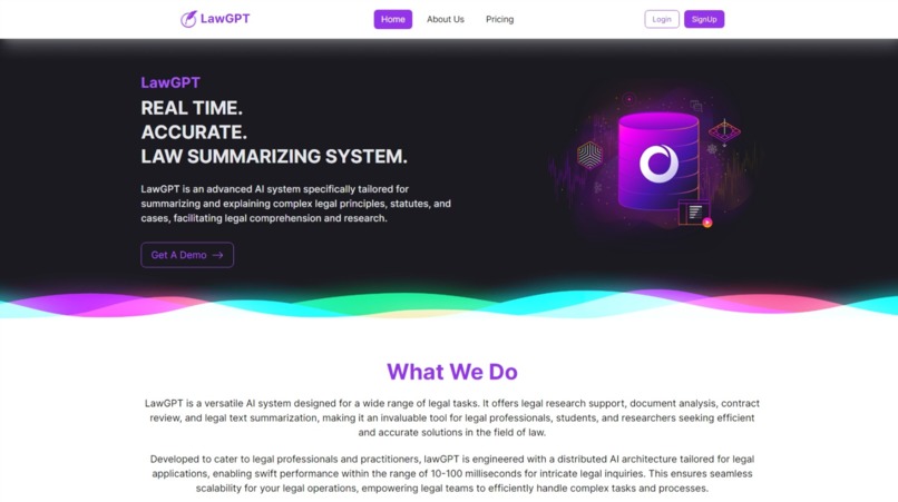 LawGPT – screenshot 1