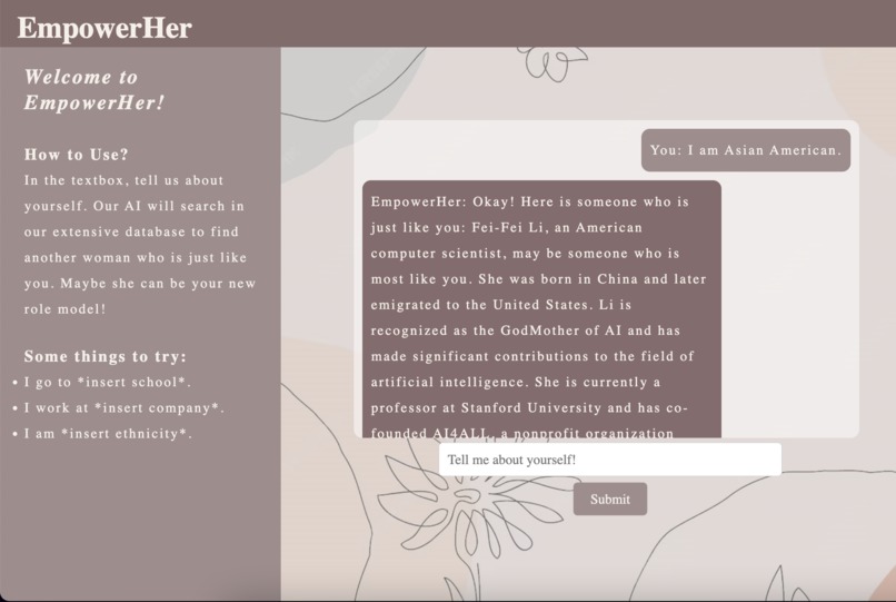 EmpowerHer – screenshot 1