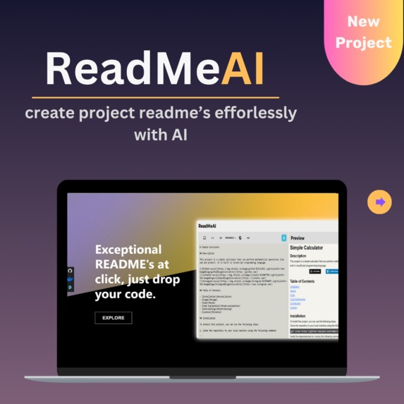 ReadmeAI – screenshot 1