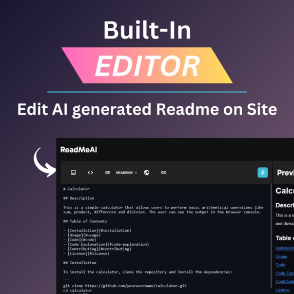 ReadmeAI – screenshot 5