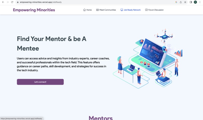Empowering Tech Minorities – screenshot 3
