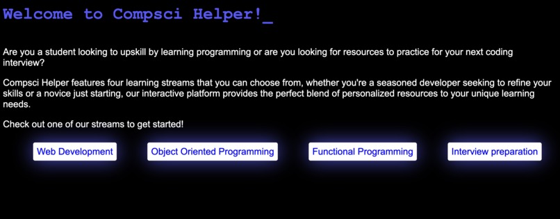 CompSci Helper – screenshot 1