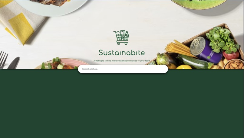 Sustainabite – screenshot 2