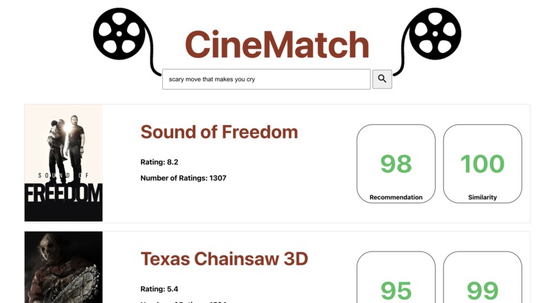 CineMatch.tech – screenshot 1