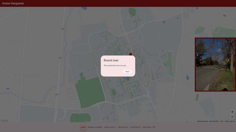 UMass GeoGuessr – screenshot 4