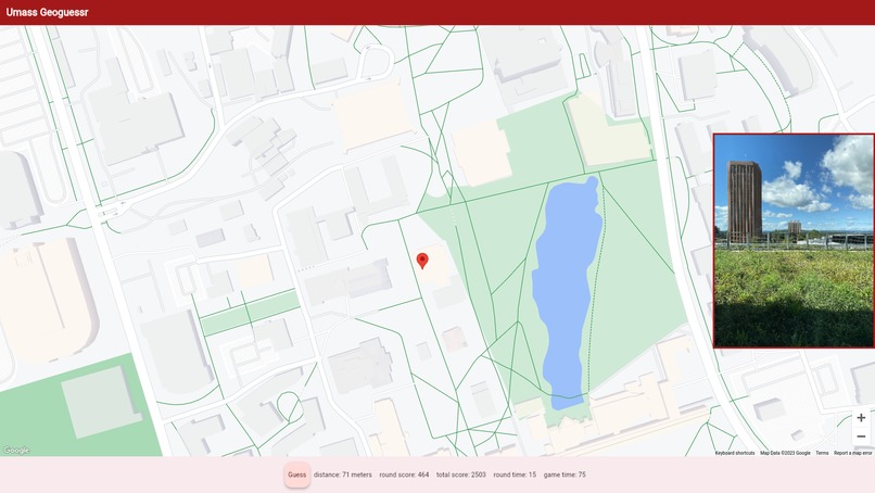 UMass GeoGuessr – screenshot 1
