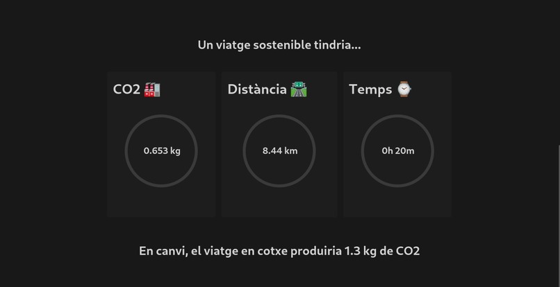 UPCSOSTENIBLE - The Calculators - CO2 Route Calculator – screenshot 2