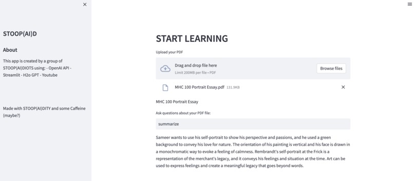 STOOP(AI)D – screenshot 1
