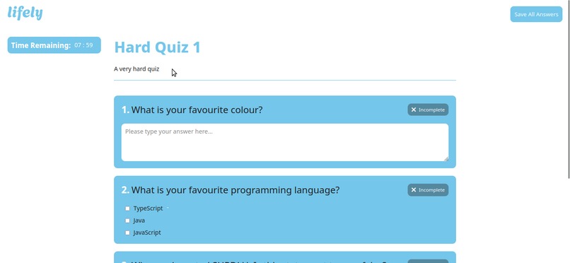 Lifely Online Exams – screenshot 4
