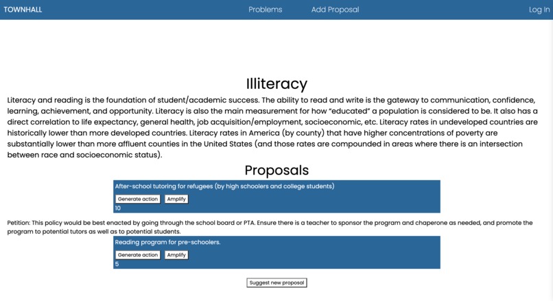 Townhall – screenshot 5