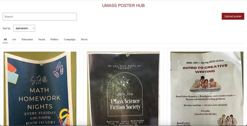 UmassPosterHub – screenshot 1