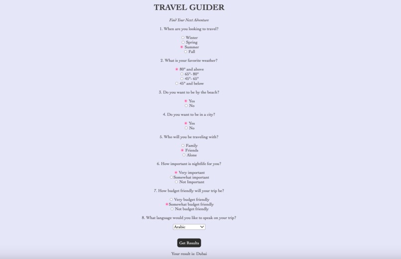 Travel Guider – screenshot 1