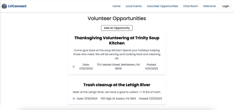 lvconnect – screenshot 2