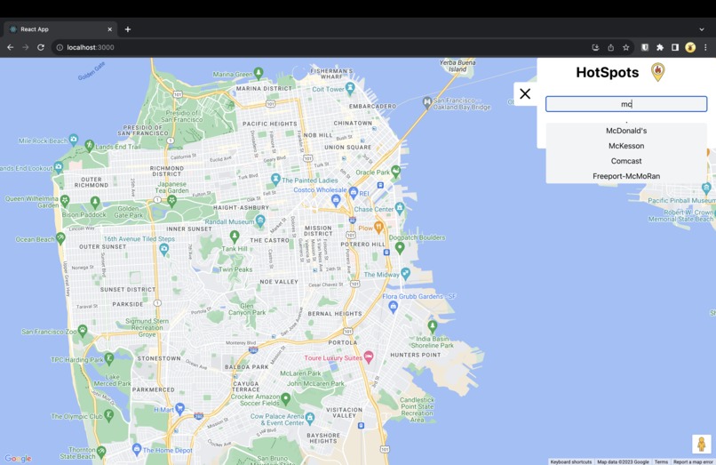 HotSpots – screenshot 1