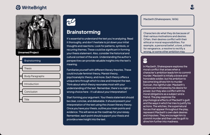 WriteBright – screenshot 1