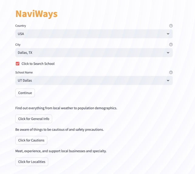 NaviWays – screenshot 1