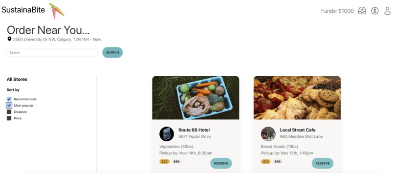 SustainaBite – screenshot 4