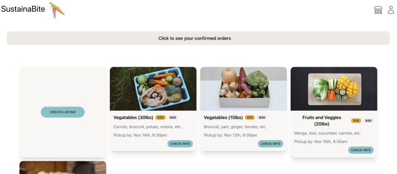 SustainaBite – screenshot 2