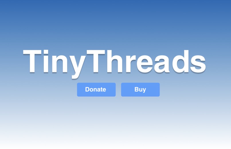 TinyThreads – screenshot 1