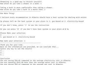 Home Energy Usage Calculator