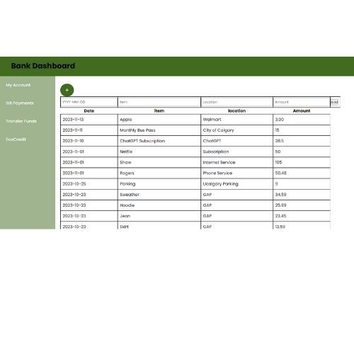 ecocredit: green points system – screenshot 12