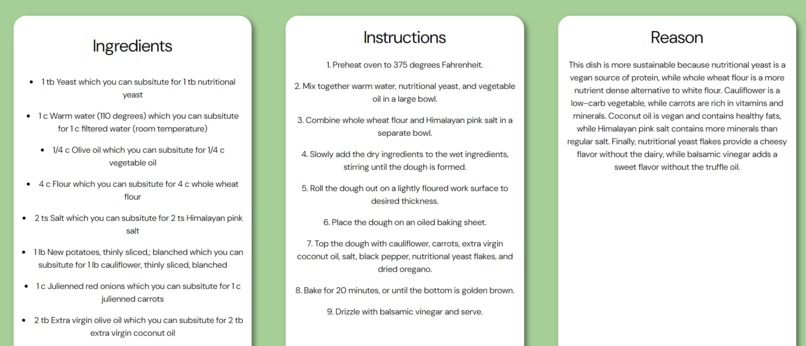 Sustainabite – screenshot 5