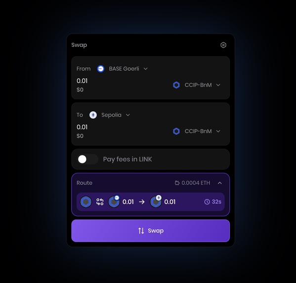 Concero CCIP bridge – screenshot 2