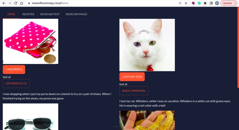 TMG Lostandfound – screenshot 2
