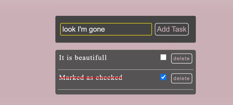 To Do List App – screenshot 2
