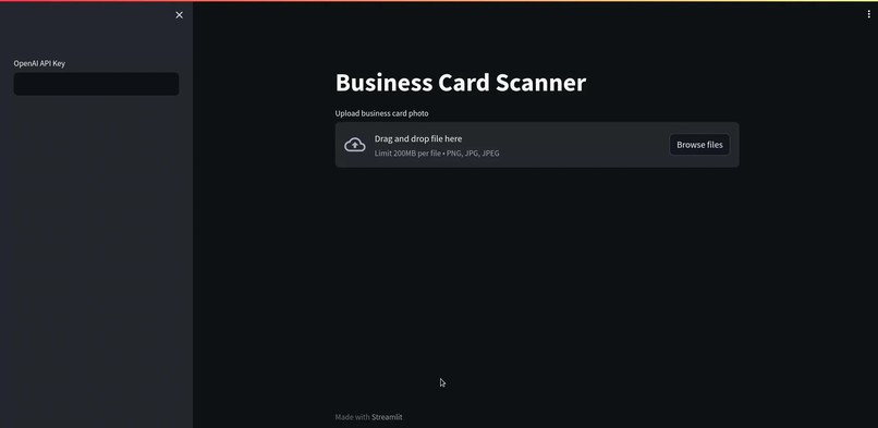 Business Card OCR – screenshot 1