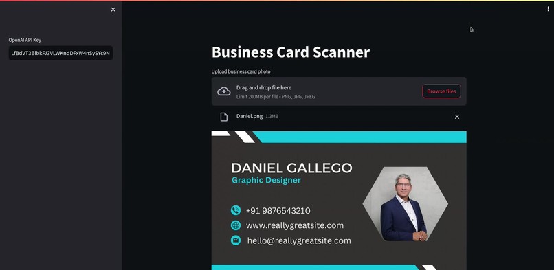 Business Card OCR – screenshot 2