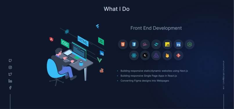 Personal Portfolio – screenshot 1