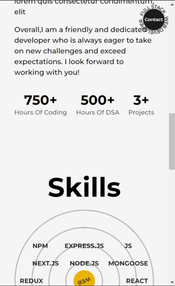 Portfolio Website – screenshot 1