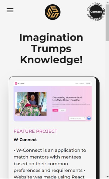 Portfolio Website – screenshot 3