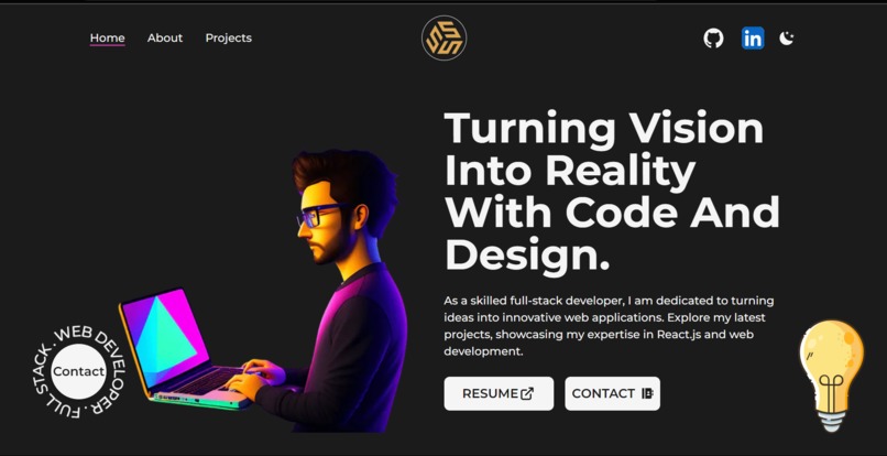 Portfolio Website – screenshot 5