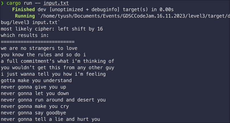 level3 - arpchat represent – screenshot 1
