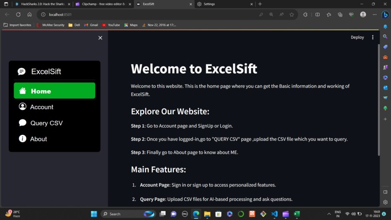 ExcelSift – screenshot 1