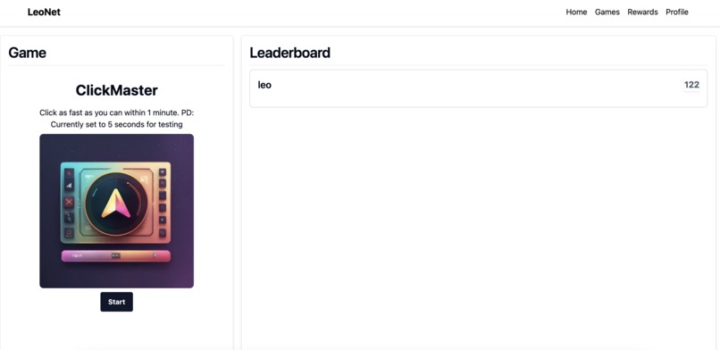 LeoNet – screenshot 1