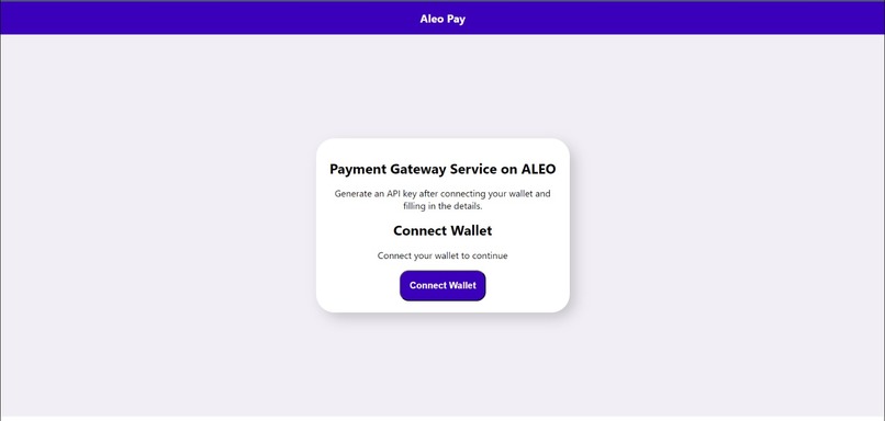 AleoPay – screenshot 1