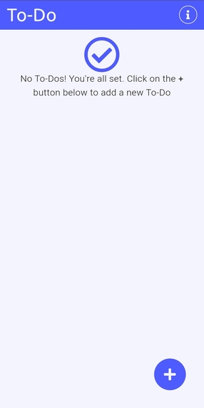 To-Do website – screenshot 1