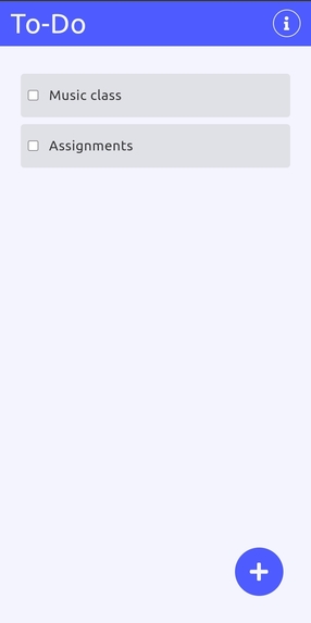 To-Do website – screenshot 2