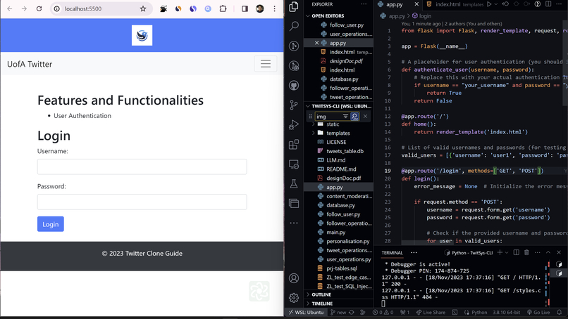a-Team: TwitSys-CLI – screenshot 1